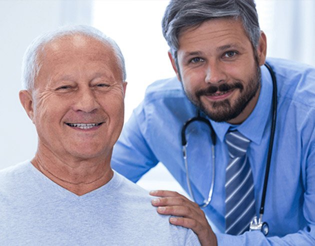 Doctor and Patient smiling